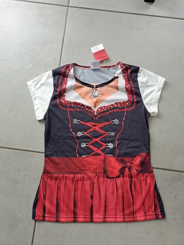 Damen shirt s drindl - t-shirt, gr.s