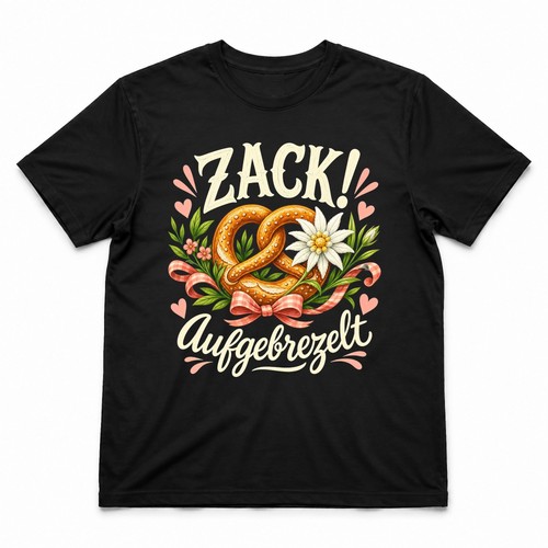 Zack aufgebrezelt oktoberfest - aufgebrezelt,
