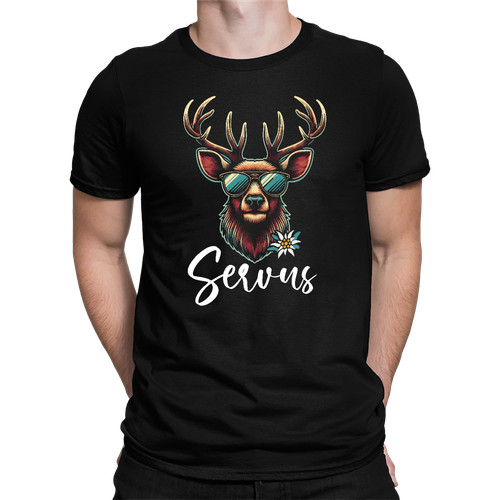 Servus hirsch trachtenshirt - servus,