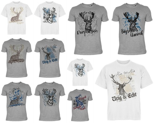 Trachten motiv shirt - trachten,