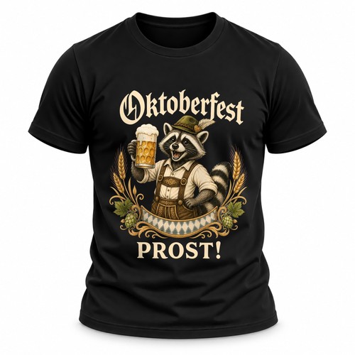 Oktoberfest prost waschbär - prost!,