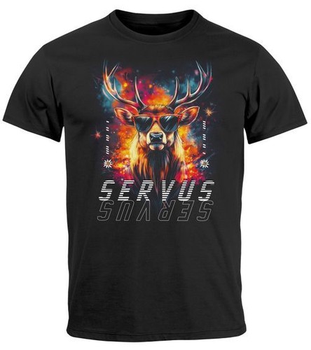 Herren shirt servus hirsch - herren,