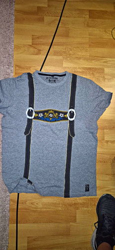 Bluetribe herren shirt grau - t-shirt,