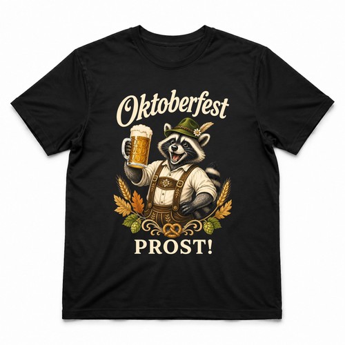 Oktoberfest prost waschbär - oktoberfest,