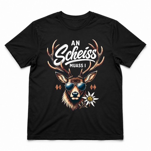 Scheiss muass hirsch - muass, i