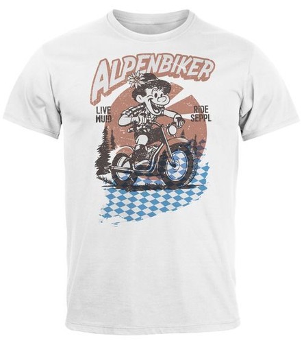Herren shirt alpen biker - herren,
