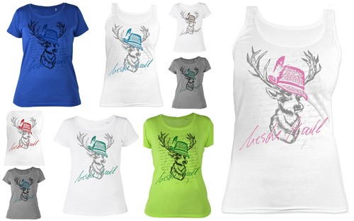 Damen trachten shirt - t-shirt,