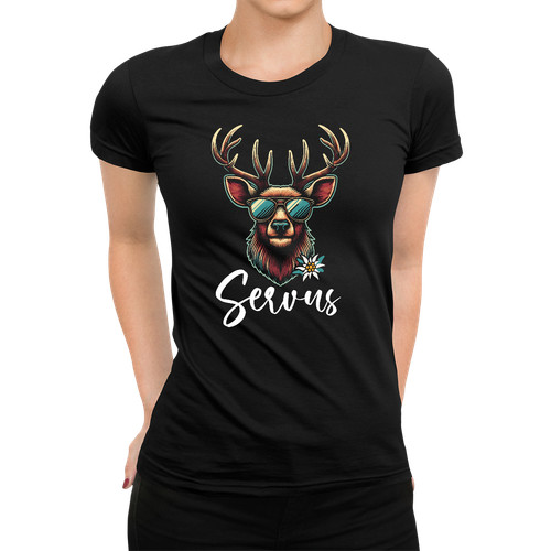 Servus hirsch trachtenshirt - servus,