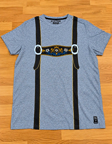 Blue tribe herren shirt grau - tribe,
