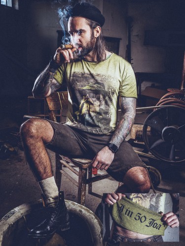 Trachten shirt mit - trachten, druck