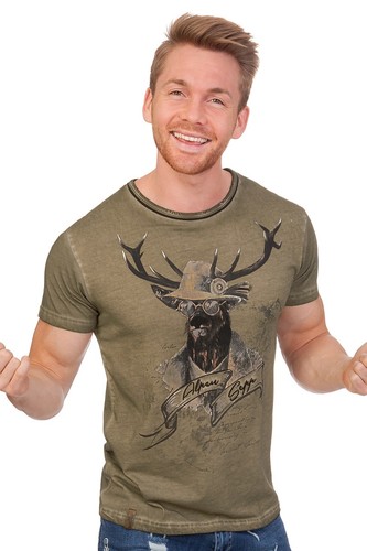 Marjo herren trachten shirt - marjo, t-shirt